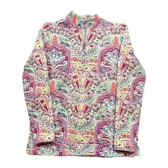 T by Talbots Paisley Quarter-Zip Pullover – Size SP - Picture 5 of 5